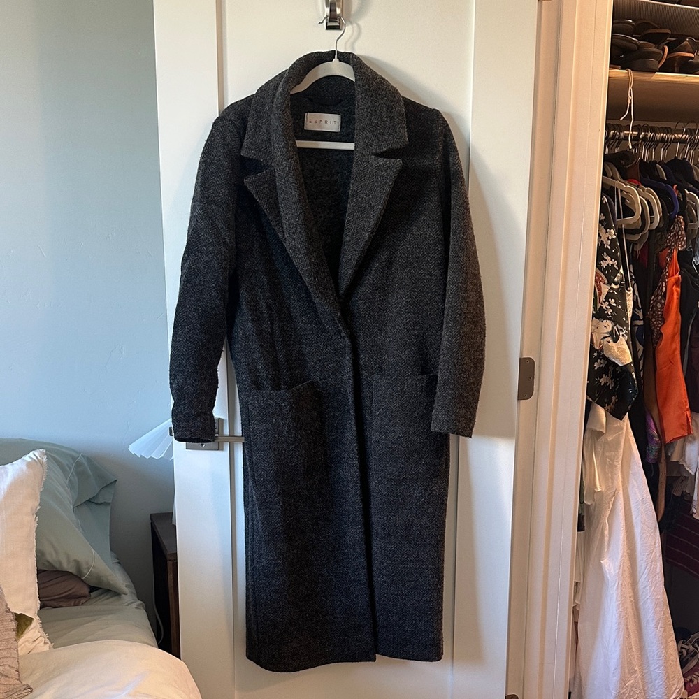 Esprit Dark Gray Trench Coat